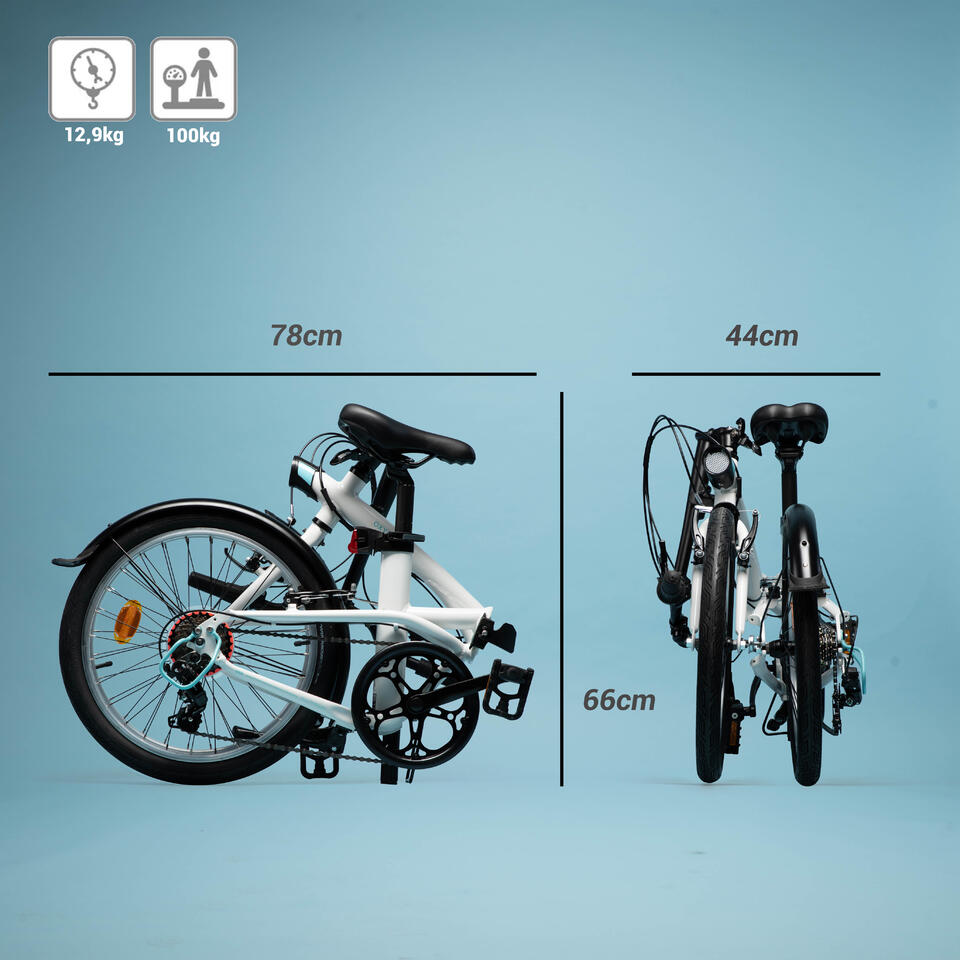 VELO PLIANT TILT 500 BLANC – Image 3