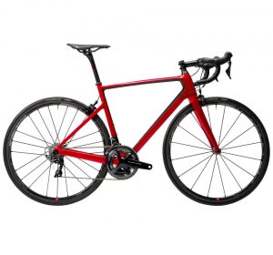 VELO ROUTE EDR CF DURA ACE ROUGE