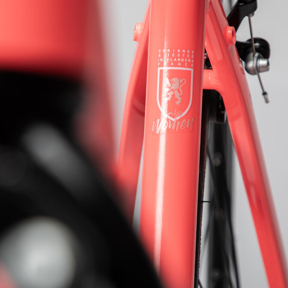 VÉLO ROUTE FEMME TRIBAN EASY CORAIL – Image 6