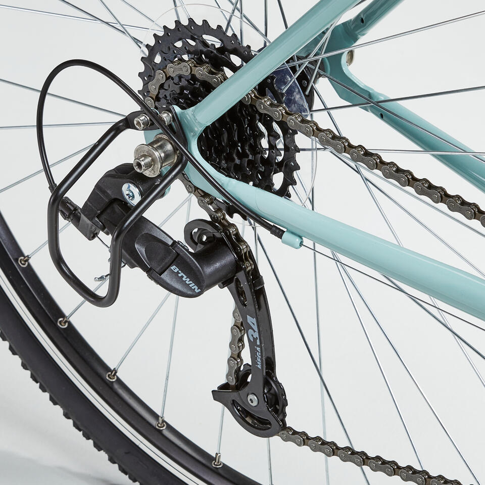 VELO TOUT CHEMIN RIVERSIDE 120 ENJAMBEMENT BAS VERT PASTEL – Image 6