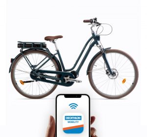 VÉLO VILLE ÉLECTRIQUE CONNECTÉ ELOPS 920 E CONNECT LF VERT FONCÉ