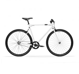 VELO VILLE SINGLE SPEED 500 BLANC