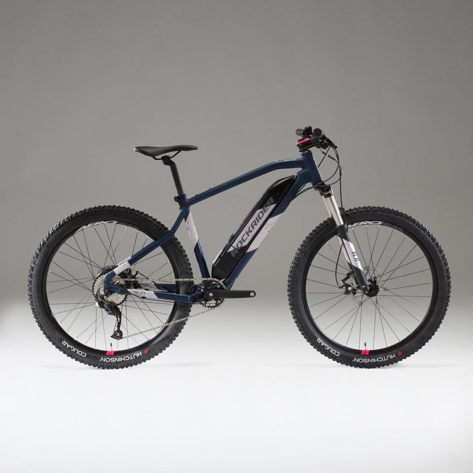 VÉLO VTT ÉLECTRIQUE E-ST 500 FEMME BLEU 27,5"- MOTEUR ROUE – Image 2