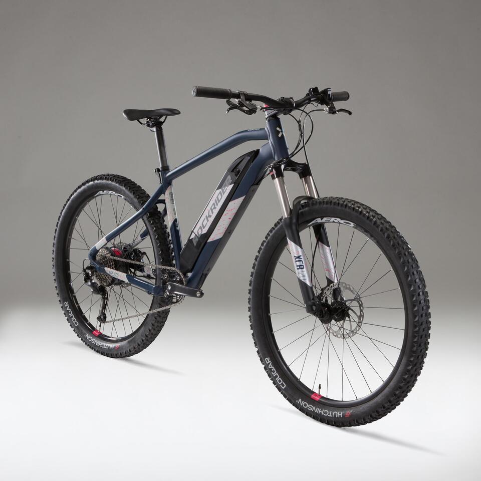 VÉLO VTT ÉLECTRIQUE E-ST 500 FEMME BLEU 27,5"- MOTEUR ROUE – Image 3
