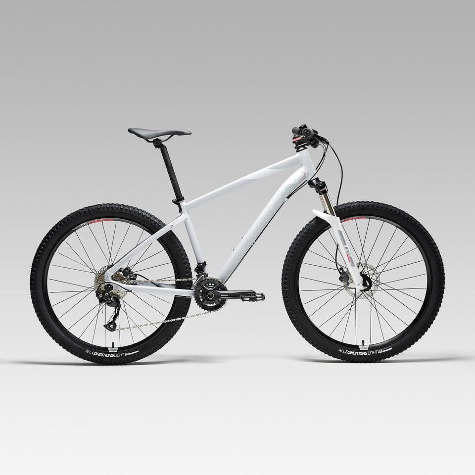 VÉLO VTT ST 540 FEMME GRIS ROSE 27,5" – Image 3