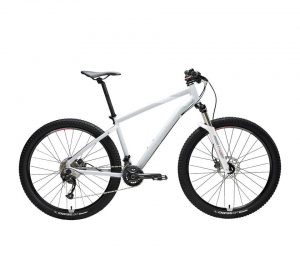 VÉLO VTT ST 540 FEMME GRIS ROSE 27,5"