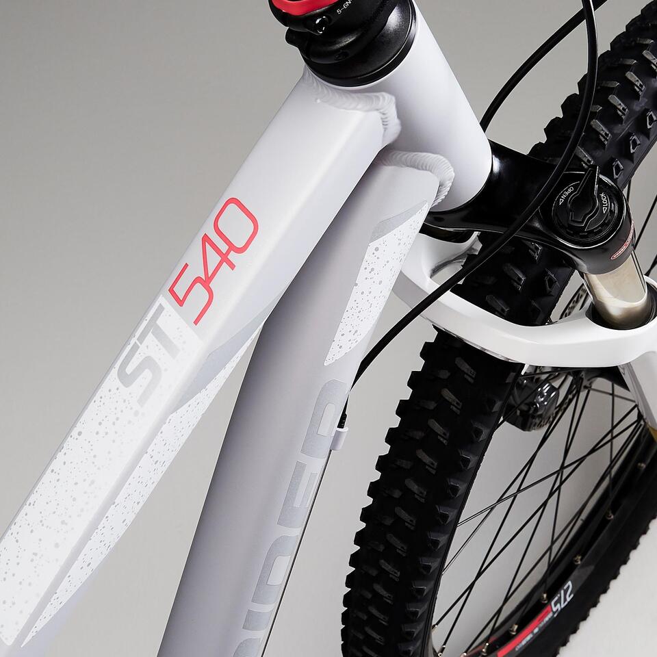 VÉLO VTT ST 540 FEMME GRIS ROSE 27,5" – Image 9
